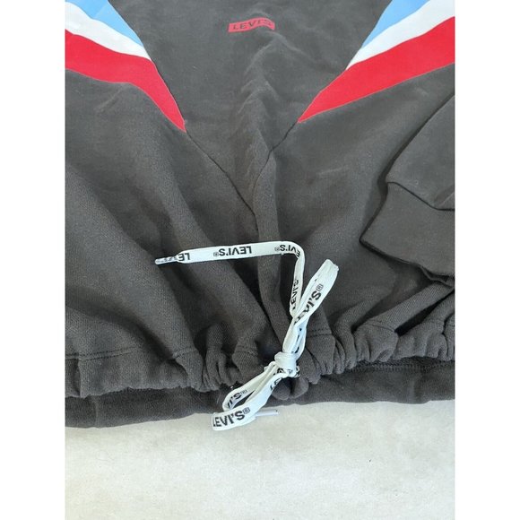 Levis Florence Crew Sweatshirt Womens Large Waist Tie - Picture 8 of 11